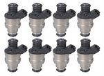 Fuel injectors, 24 lbs./hr., 14.5 ohms, EV1 plugs, set of 8